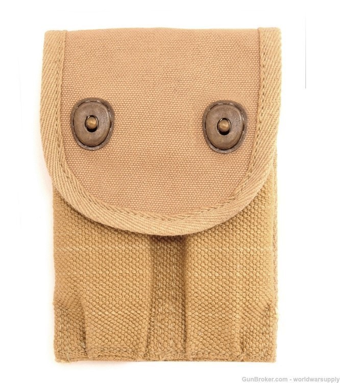 US WW1 colt 45 Auto Double Mag Pouch -img-0