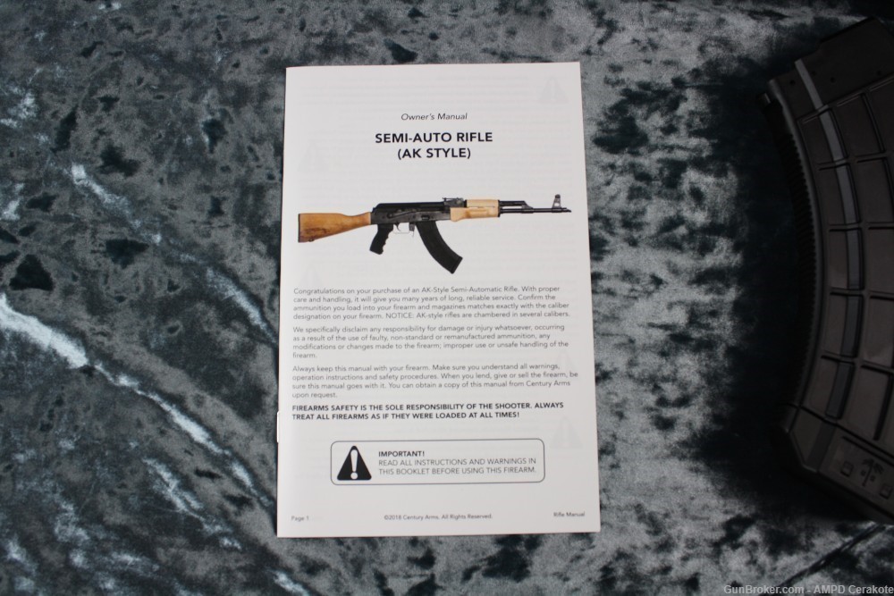 Century Arms VSKA 7.62x39 30rd AK Custom Cerakote Magpul FDE NEW-img-16