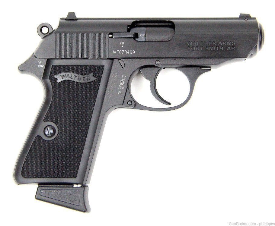 Walther PPK/S .22 LR with 3.3" Barrel in Black-img-1