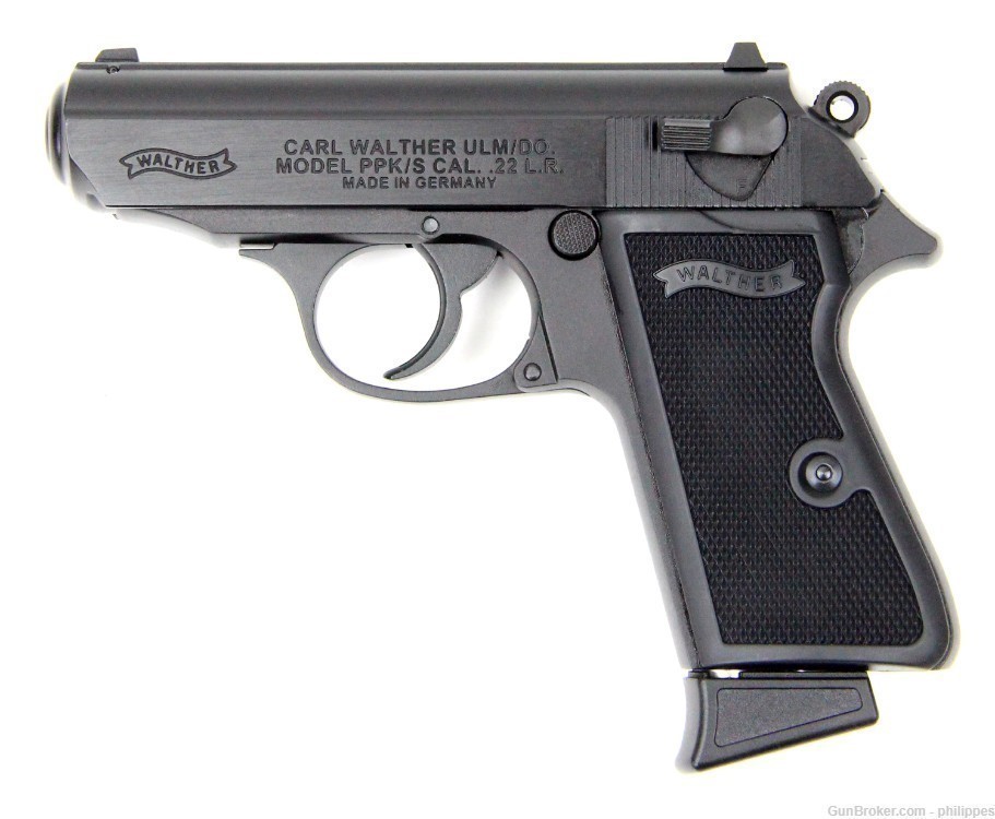 Walther PPK/S .22 LR with 3.3" Barrel in Black-img-0