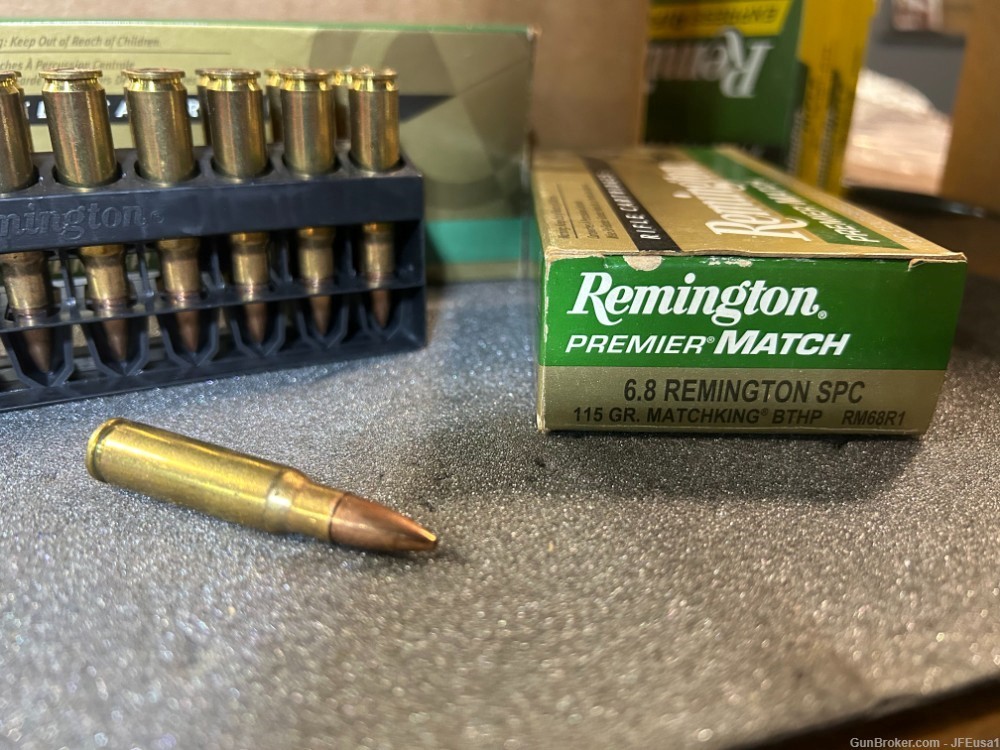 Remington 6.8 SPC 115gr. Matchking BTHP -img-0