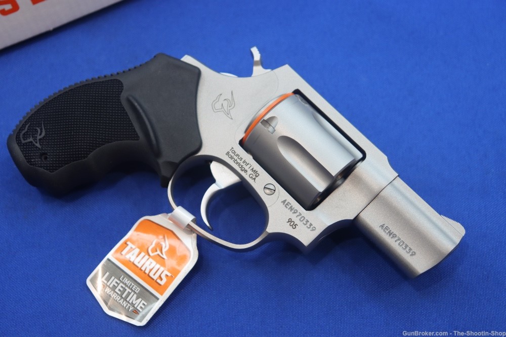 Taurus Model M905 Revolver 9MM LUGER Stainless Steel Compact 2" 5RD NEW 905-img-5