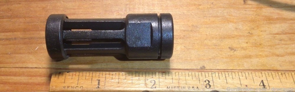 Ruger Flash Hider - 2 1/4" long threaded 1/2"x28 - Removed from a 10/22-img-0