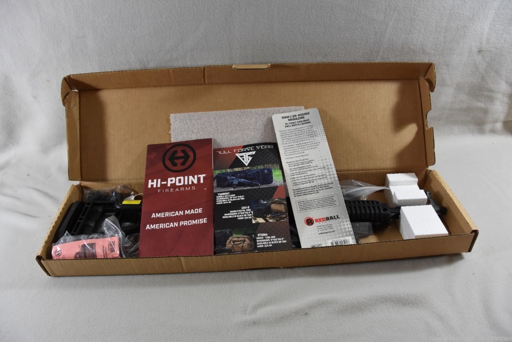 HI-POINT CARBINE TS 9MM 16.5'' 20-RD SEMI-AUTO RIFLE New in Box w/paper etc-img-4