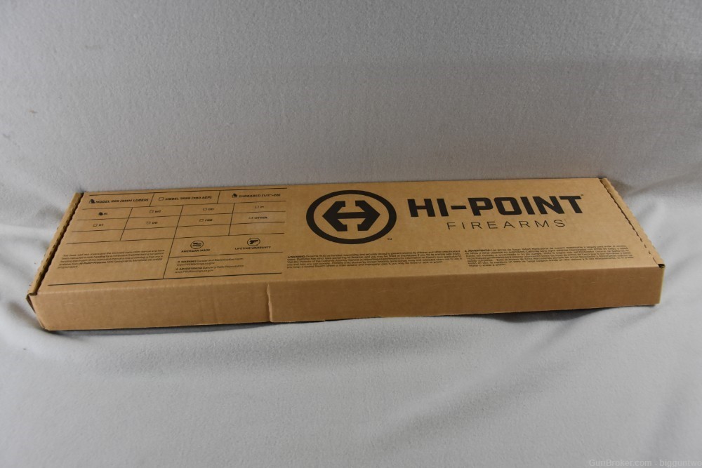 HI-POINT CARBINE TS 9MM 16.5'' 20-RD SEMI-AUTO RIFLE New in Box w/paper etc-img-1