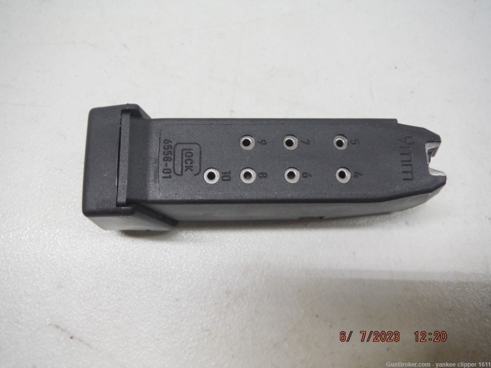 Glock 26 9mm 12Rd Magazine with grip extension NEW Factory-img-4