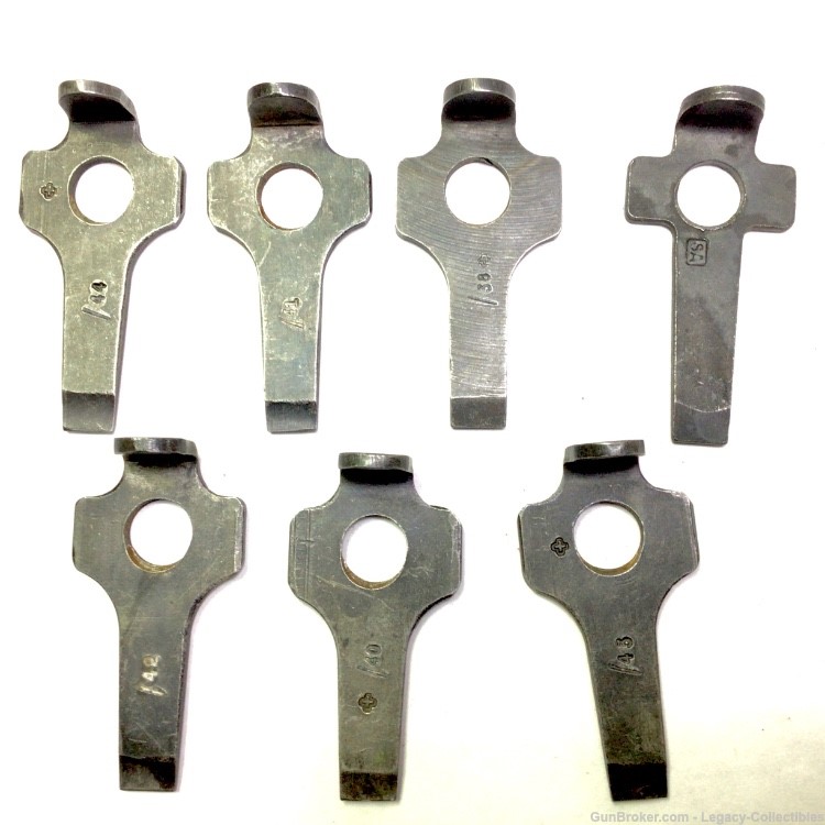Set of 7 Luger Take Down Tools Various Swiss / Finnish P.08 9mm Pistol Part-img-0