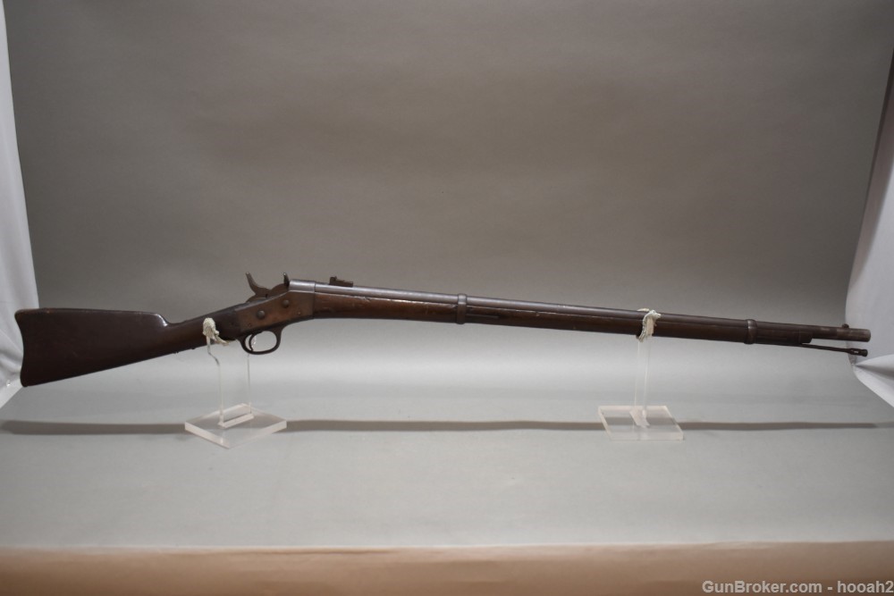 Springfield Remington Model 1867 Navy Cadet Rolling Block Rifle 50-45 CF-img-0