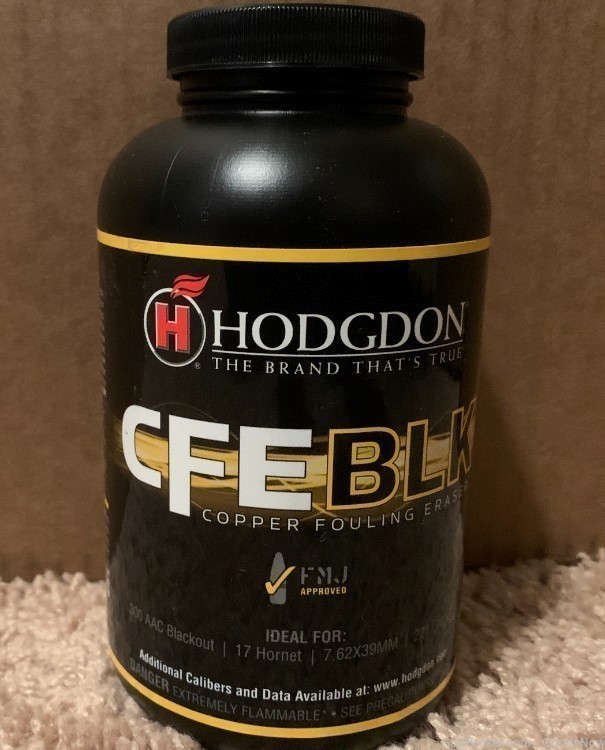 Hodgdon CFE BLK Smokeless Powder 1 Pound Bottles CFEBLK-img-0