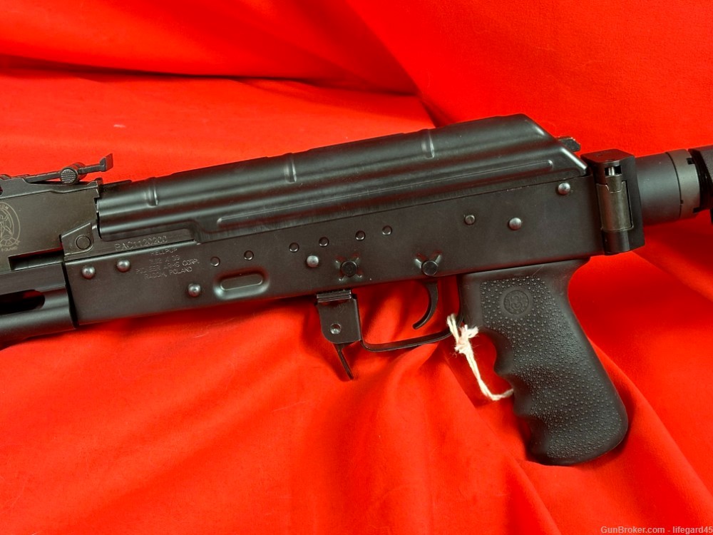 Pioneer Arms Hellpup Custom, Adj. Fold. Brace, 7.62x39, Hogue-img-3
