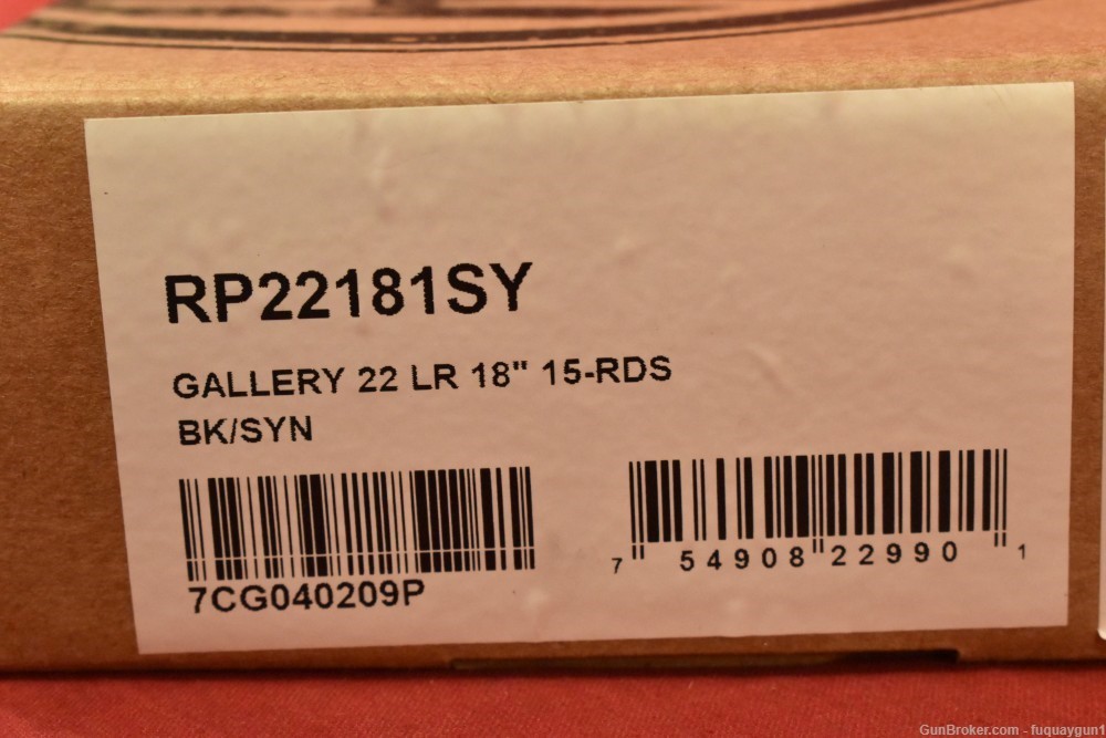 Rossi Gallery RP22 18" RP22181SY 15RD Fiber Optic Gallery-img-9