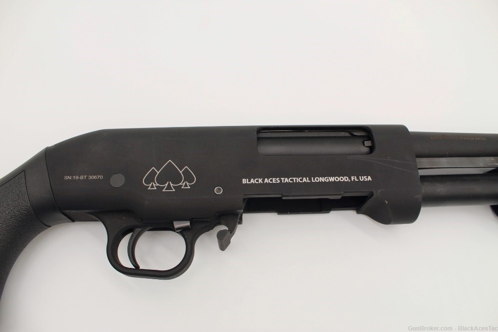 Black Aces Tactical Pro M Pump 12GA 18.5"-img-0