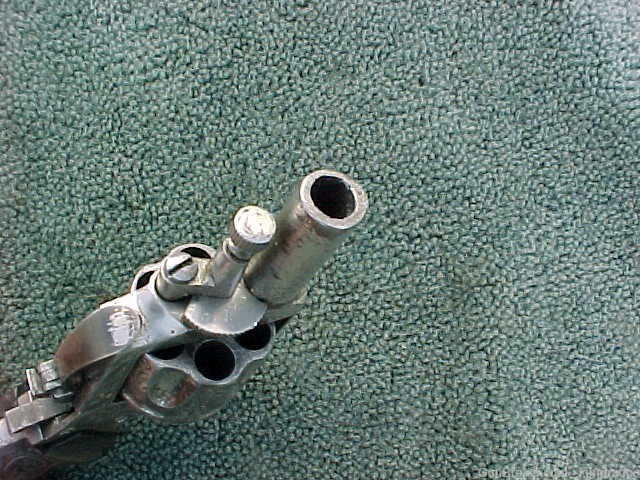 Baby BELGIAN LEFAUCHEUX 7 MM Engraved Nickel Antique Revolver Pistol-img-7
