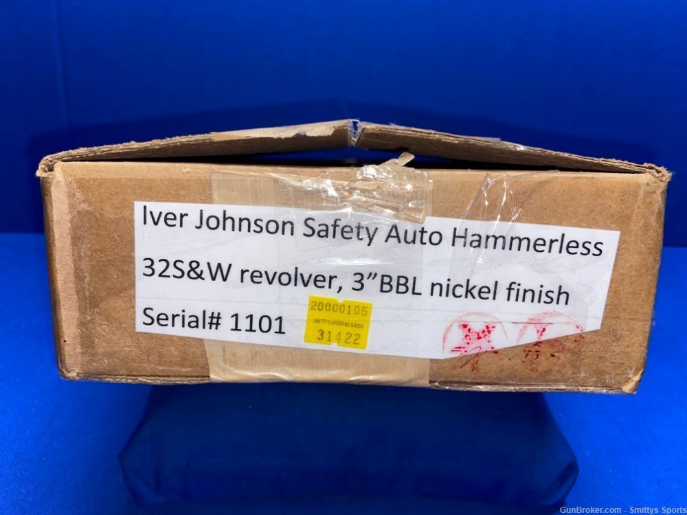 Iver Johnson Safety Hammerless 32 S&W Nickel 3" Barrel-img-32