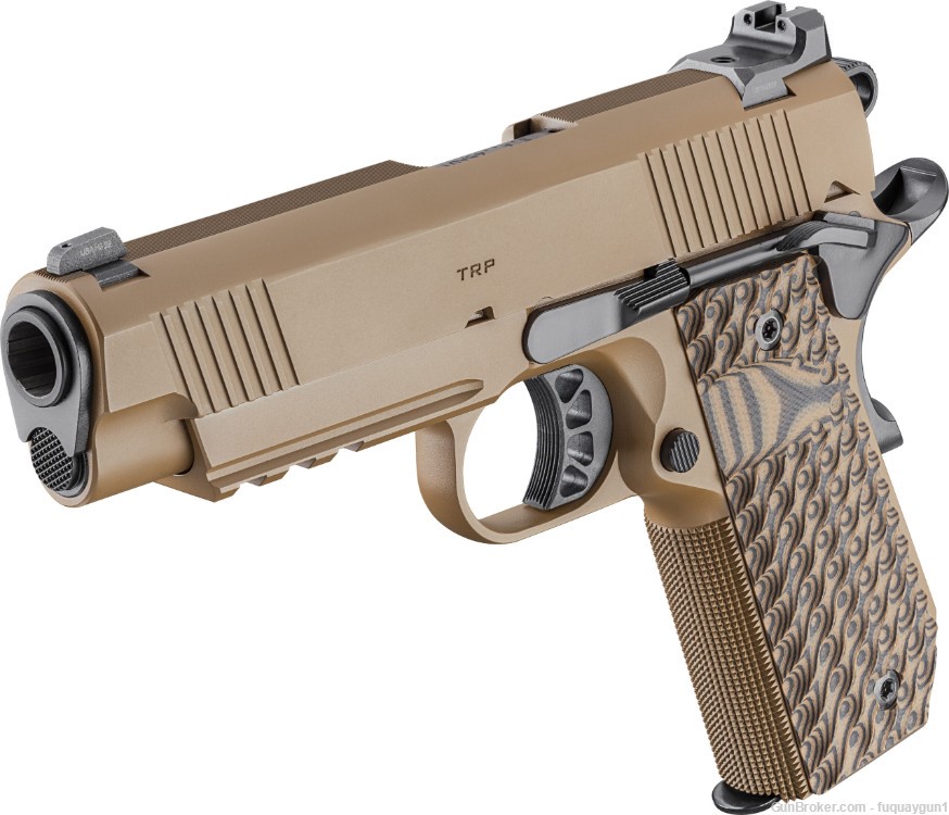 Springfield TRP 1911 CC 45 ACP 4.25" Coyote Brown Carry Contour 1911 TRP-img-1