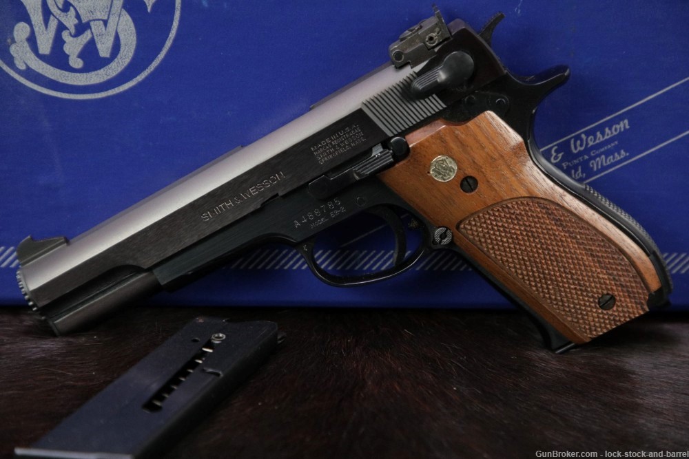 Smith & Wesson S&W Model 52-2 .38 Spl 5" Semi-Automatic Target Pistol & Box-img-3