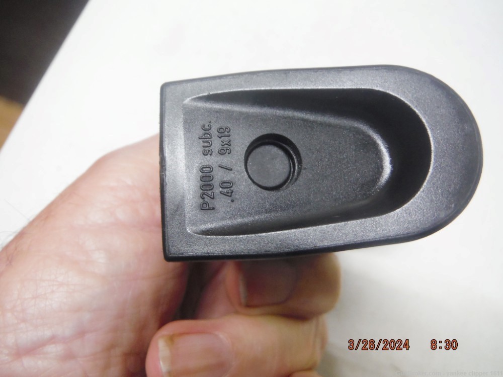 HK P2000 Sub Compact 9mm 10Rd Magazine w/Rest Like New Factory-img-7