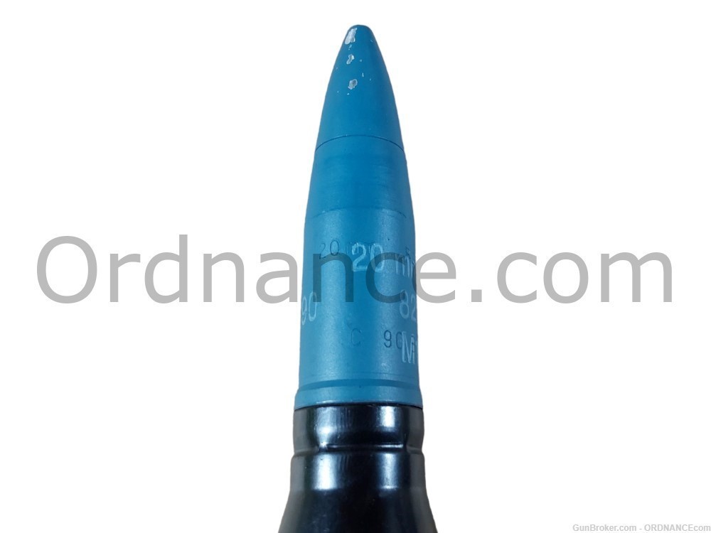 20mm South African M1A2 Target Practice Round HS820 20x139 inert shell ammo-img-5