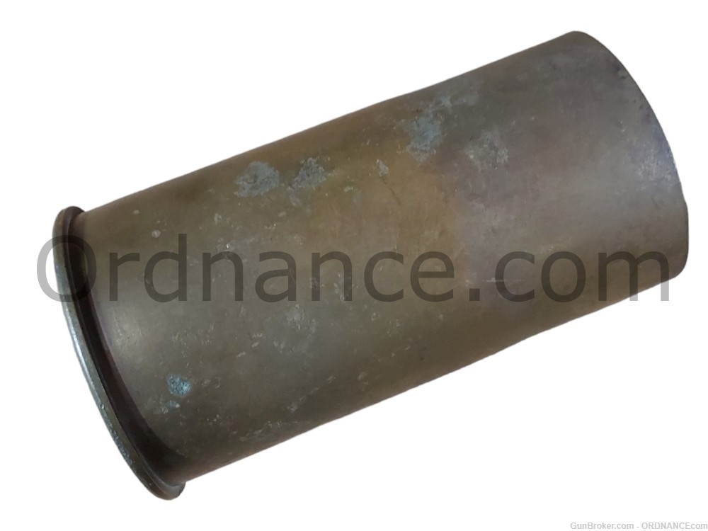 75mm Belgian 1931 shell casing mle GPIII 75x150mm inert cartridge case ammo-img-0