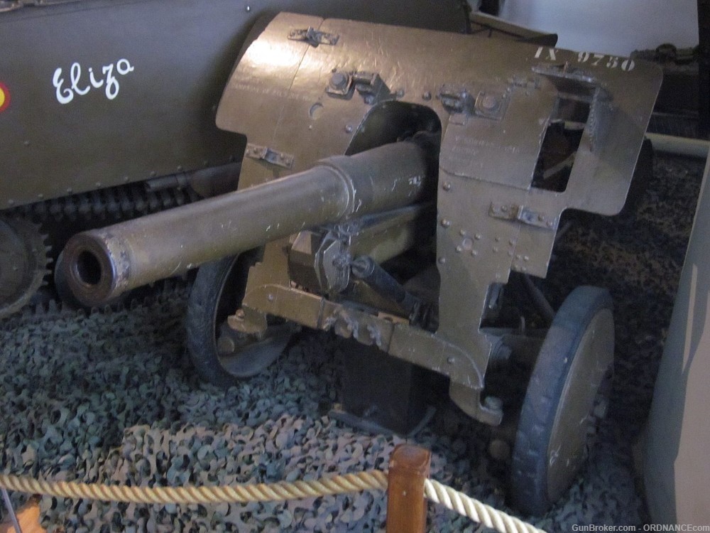 47mm Belgian WWII shell casing M1931 anti-tank 47x280 inert cartridge case-img-5