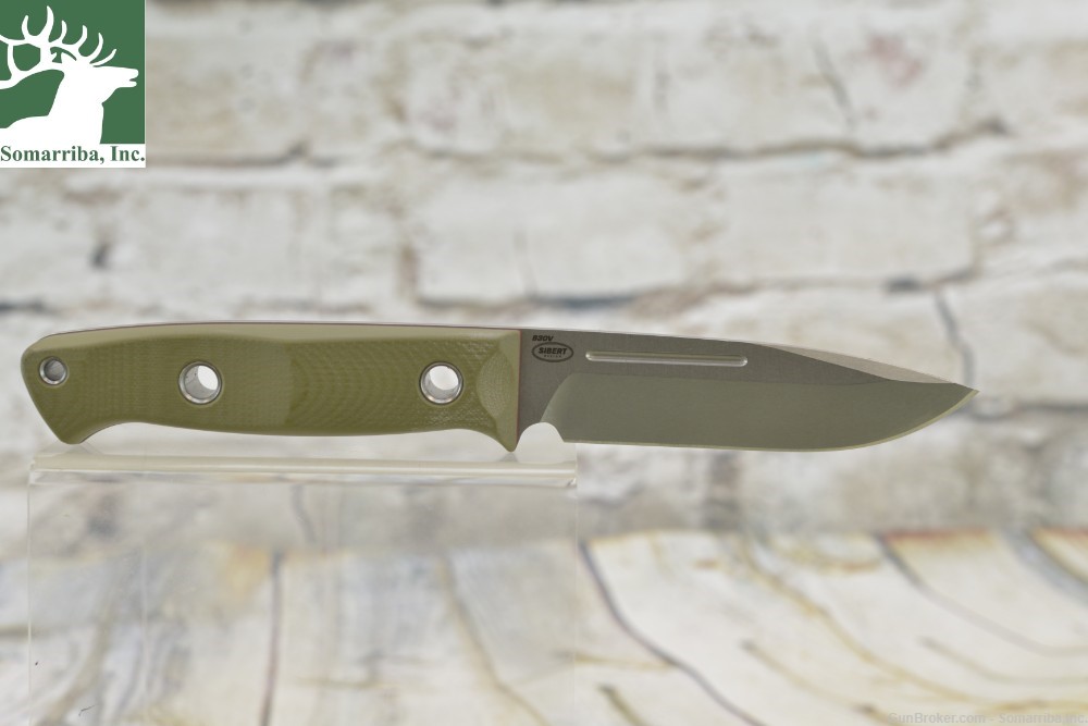 BENCHMADE KNIFE 163-1 SIBERT, BUSHCRAFTER, 4.38" CPM-S30V STAINLESS STEEL -img-3