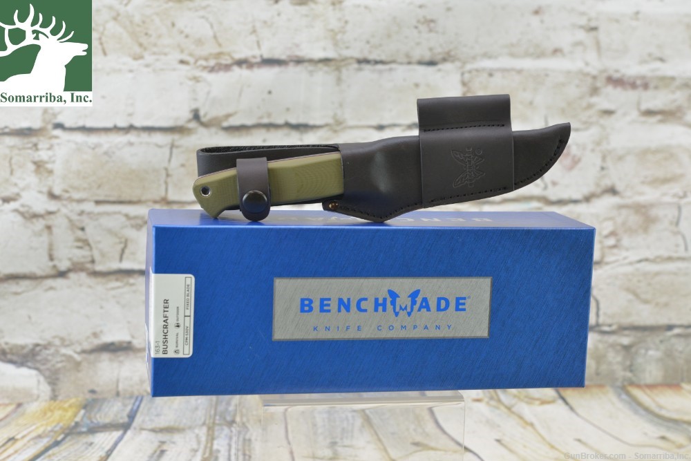 BENCHMADE KNIFE 163-1 SIBERT, BUSHCRAFTER, 4.38" CPM-S30V STAINLESS STEEL -img-6