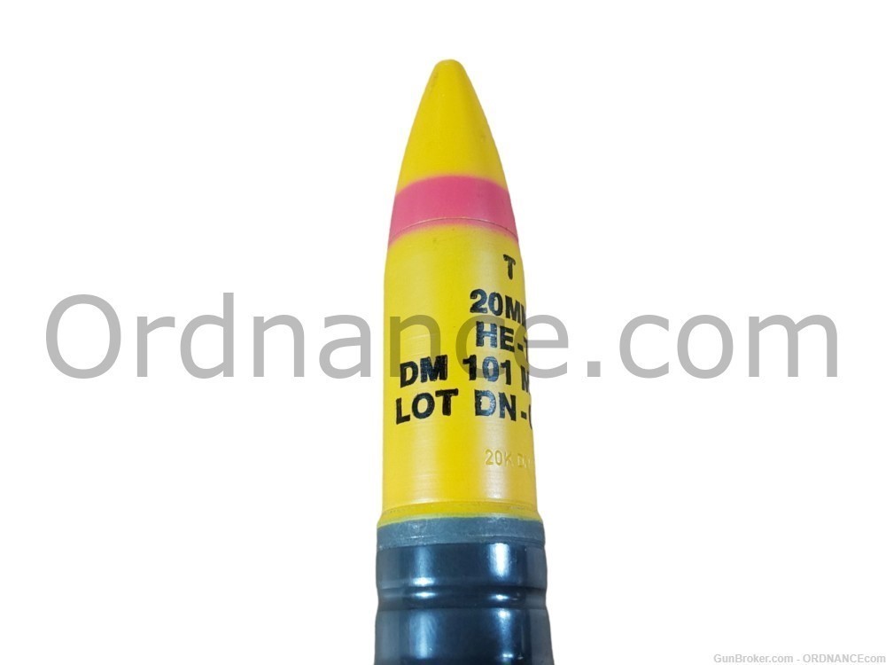 20mm Portuguese DM101 Mod B HET round Rh-202 20x139mm inert shell ammo-img-6