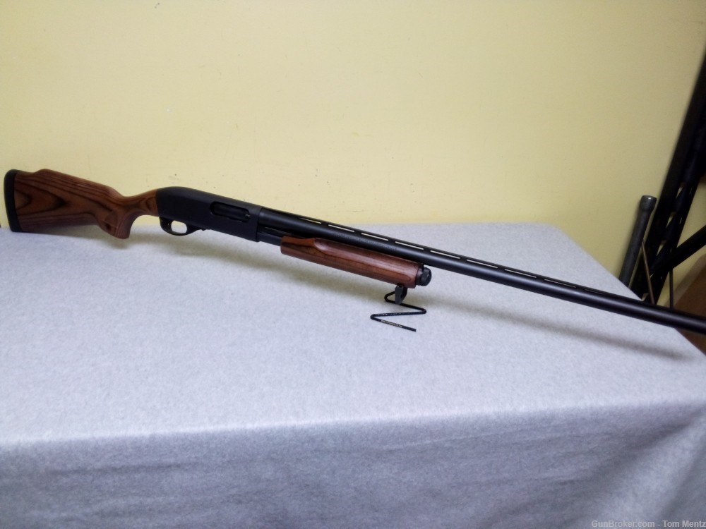 Remington 870, 12ga Pump Shotgun, 28" VR Barrel. Full Choke-img-0