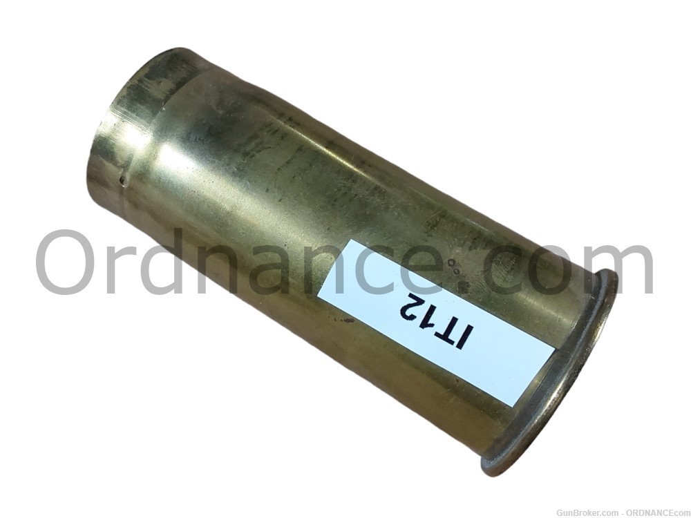 37mm Italian WWI shell casing H Lungo QF 1-PDR 37x94mm inert cartridge case-img-1