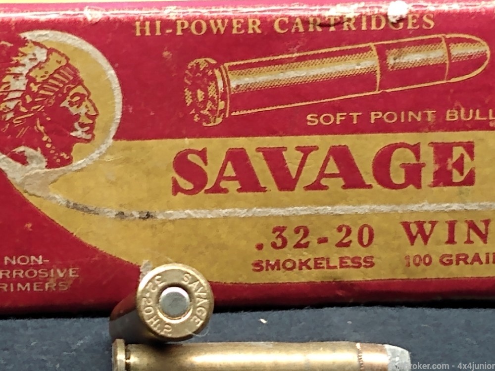 SAVAGE .32-20 winchester HI-POWER savage arms corporation UNICORN! rare -img-15