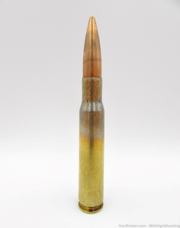Police Trade-In: 90 Rounds of HSM 647 Grain .50 BMG  Full Metal Jacket -img-3
