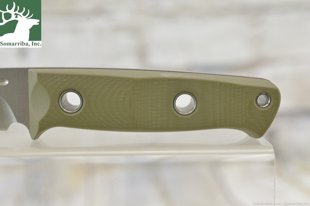 BENCHMADE KNIFE 165-1 SIBERT, MINI BUSHCRAFTER, 3.38" CPM-S30V STAINLESS ST-img-1