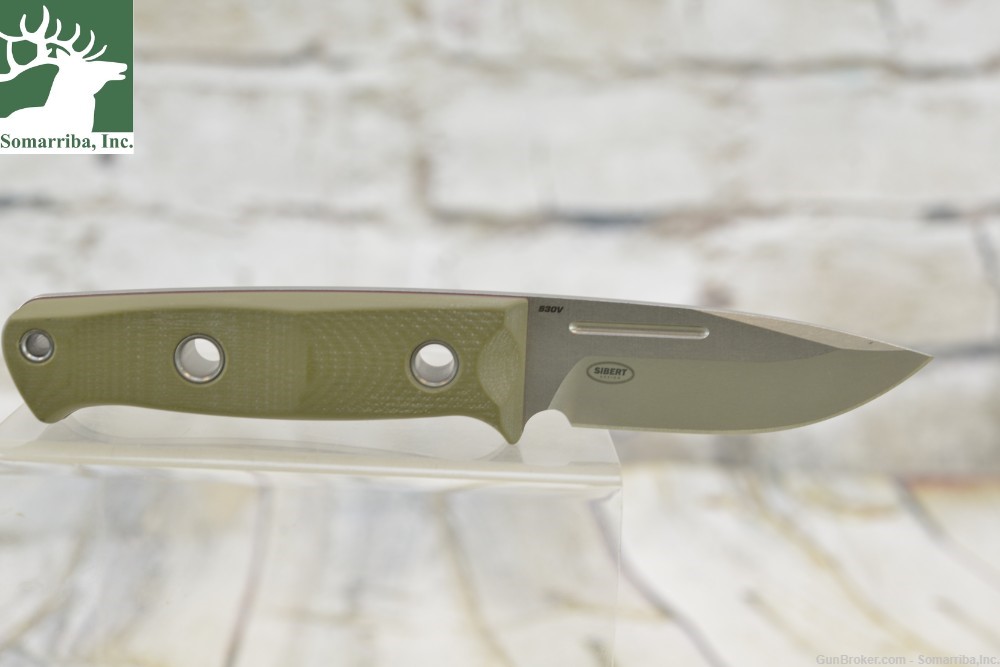BENCHMADE KNIFE 165-1 SIBERT, MINI BUSHCRAFTER, 3.38" CPM-S30V STAINLESS ST-img-3