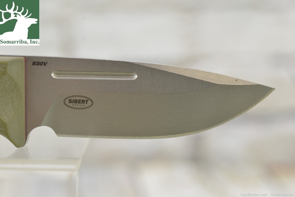 BENCHMADE KNIFE 165-1 SIBERT, MINI BUSHCRAFTER, 3.38" CPM-S30V STAINLESS ST-img-5