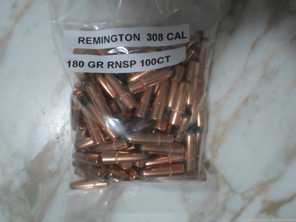 Remington 308 Cal 180 Gr RNSP 100ct.-img-0