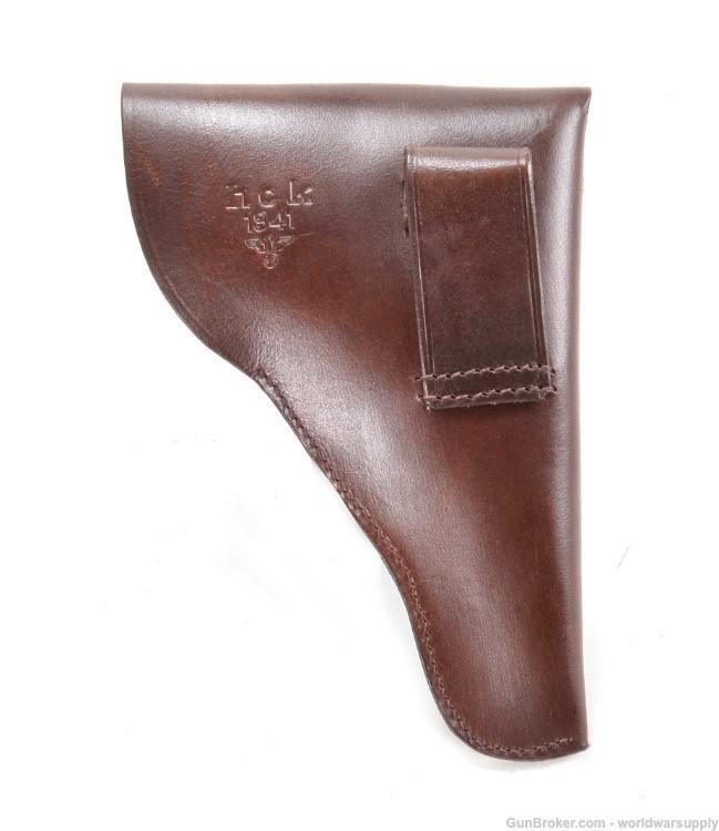 Left Hand Brown Leather PP PPK Mauser HSc Holster -img-1