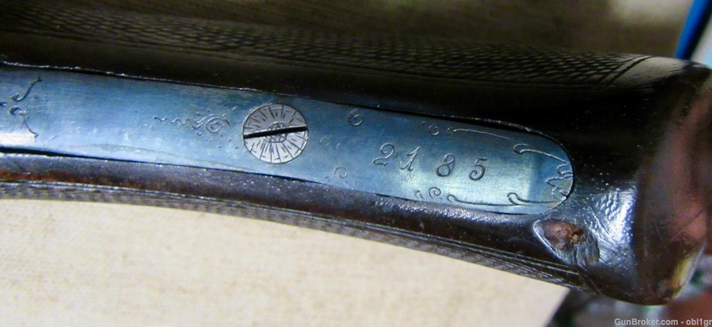 A. Francotte VL&D 12 Gauge Ejector Double Barrel Shotgun Engraved 1907-img-19