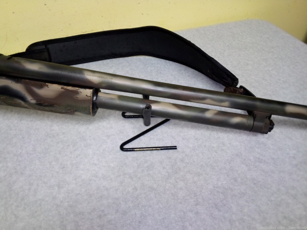 Mossberg 500C, 20ga Pump Camo shotgun, 24" Rifled Bore Barrel-img-6