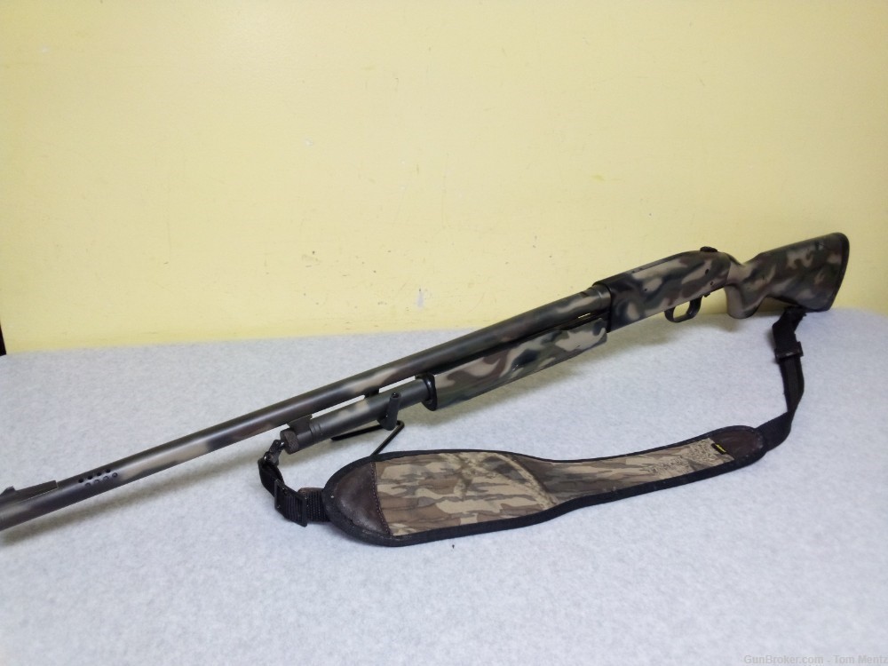 Mossberg 500C, 20ga Pump Camo shotgun, 24" Rifled Bore Barrel-img-0