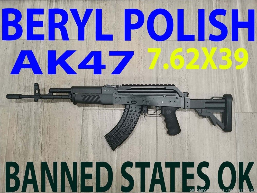 FB Radom Beryl Rifle 7.62x39 10RDS COMPLIANT, M762 7.62, Beryl AK47 CALI OK-img-0