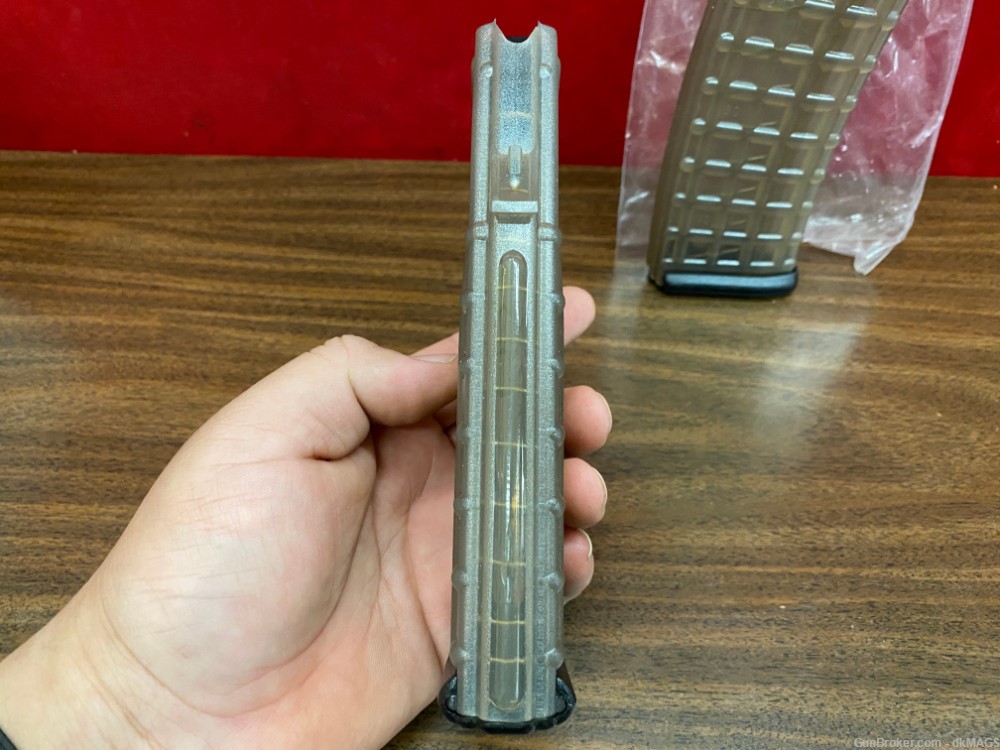 2 Steyr AUG .223 Magazines 42rd and 30rd Mags Clips Black Translucent-img-13