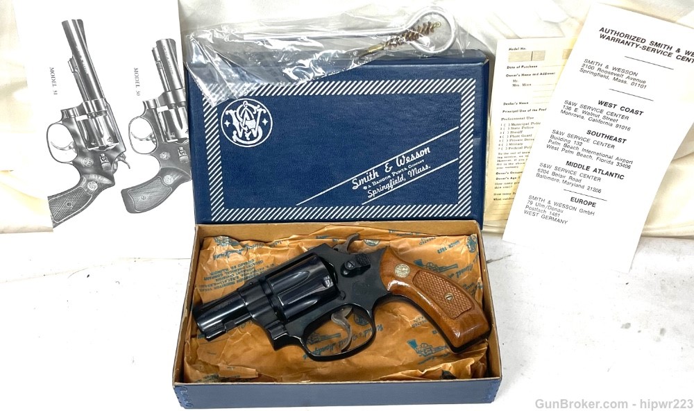 Smith & Wesson Model 30-1 like new in box! .32 S&W Long Mfg 1974 C&R OK-img-21