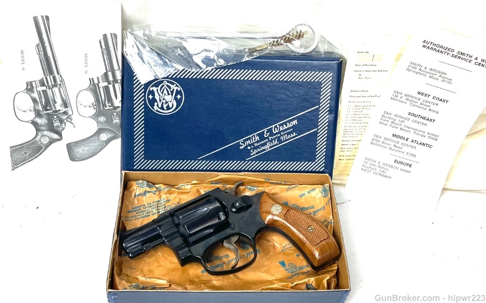 Smith & Wesson Model 30-1 like new in box! .32 S&W Long Mfg 1974 C&R OK-img-22