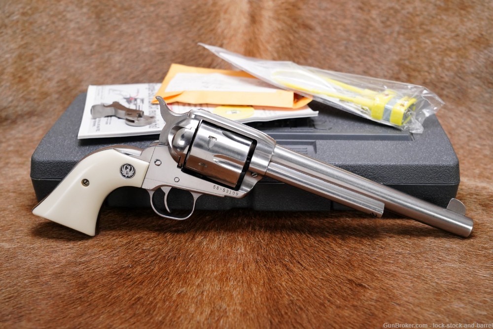 Ruger Vaquero Model 00575 .45 Colt 7 1/2” Single Action Revolver & Box 2002-img-2