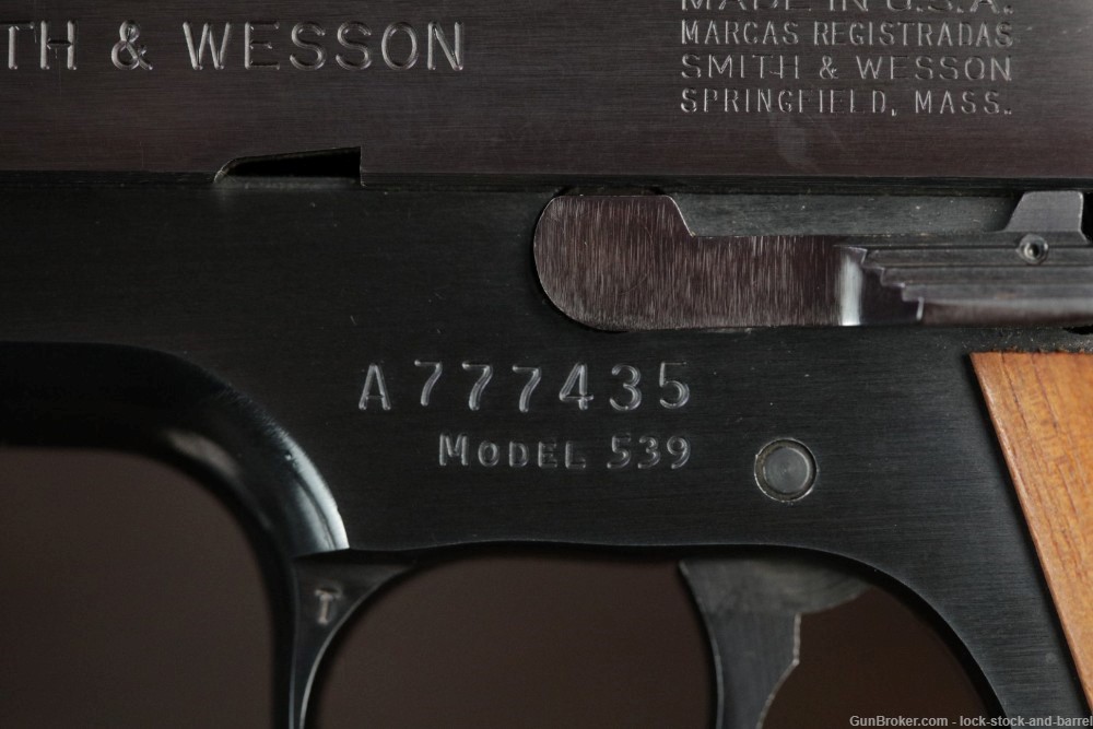 Smith & Wesson S&W Model 539 9mm 4" DA/SA Semi-Automatic Pistol, MFD 1982-img-15