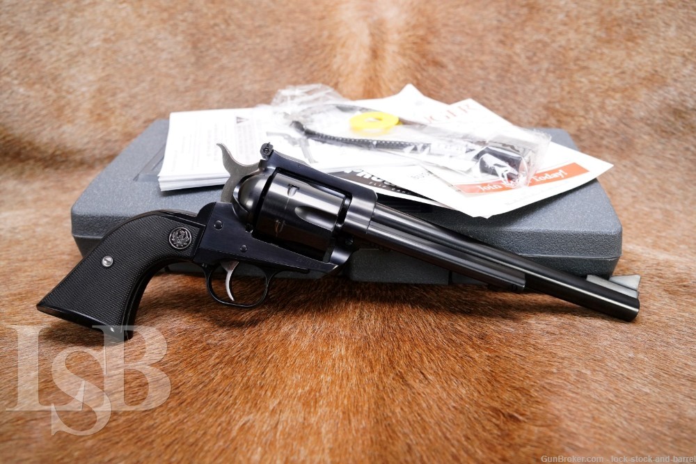 Ruger New Model Blackhawk 00505 .30 Carbine 7 1/2” SA Revolver & Box 2018-img-0