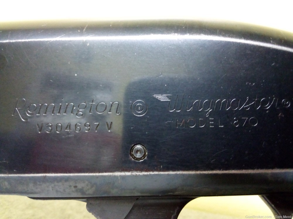 Reminton 870 Wingmaster Pump Shotgun, 12G, 20" Barrel, 4 Rounds-img-4