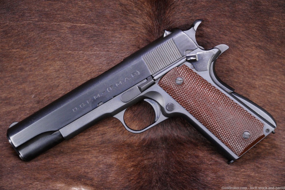 Argentine DGFM Sistema Colt Model 1927 .45 ACP 5" Semi Auto Pistol 1954 C&R-img-3