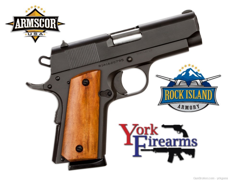 Rock Island 1911 GI Standard CS 45ACP 3.5" Handgun NEW 51416-img-0