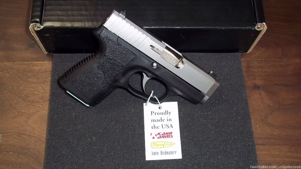Kahr CM9 Pistol 9mm 3.1 in. Two Tone Black and Stainless -img-3